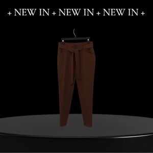 NWOT Juniors Mid Rise Brown Dress Pant, Size 3